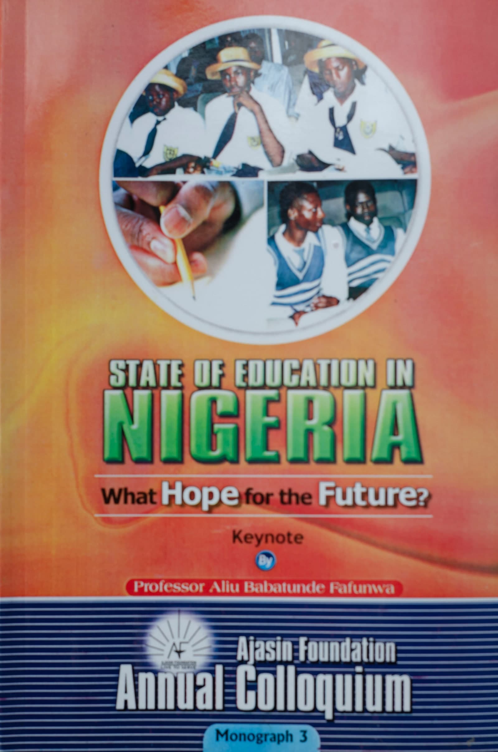 Cover: State of Education in Nigeria